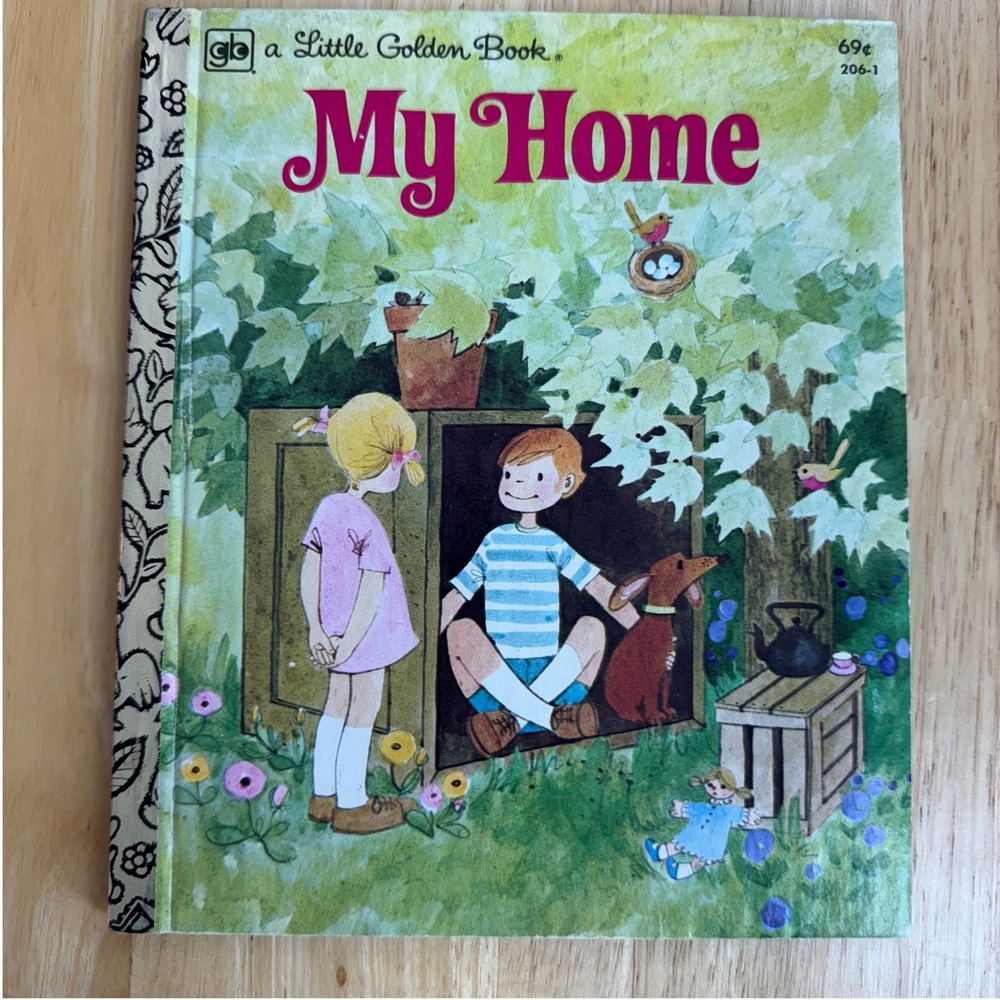 My Home Little Golden Book 1979‎ Childrens Classic Story Book